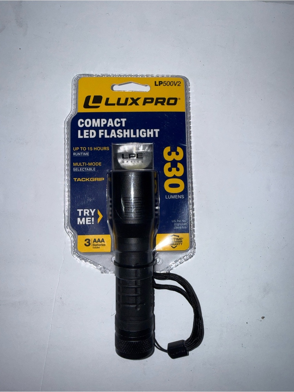 New LUX-PRO Pocket Size LED Flashlight - LP500V2